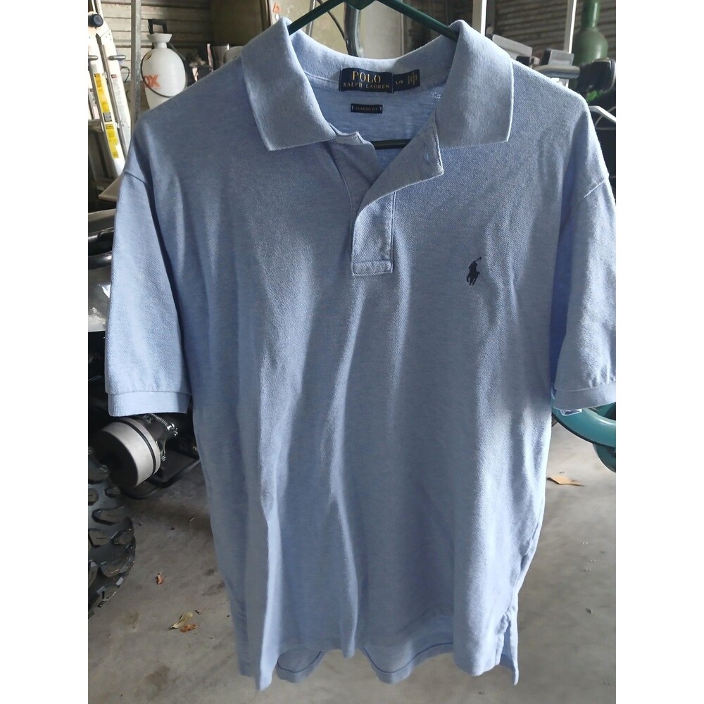 Ralph Lauren Polo Classic Fit Large Light Blue